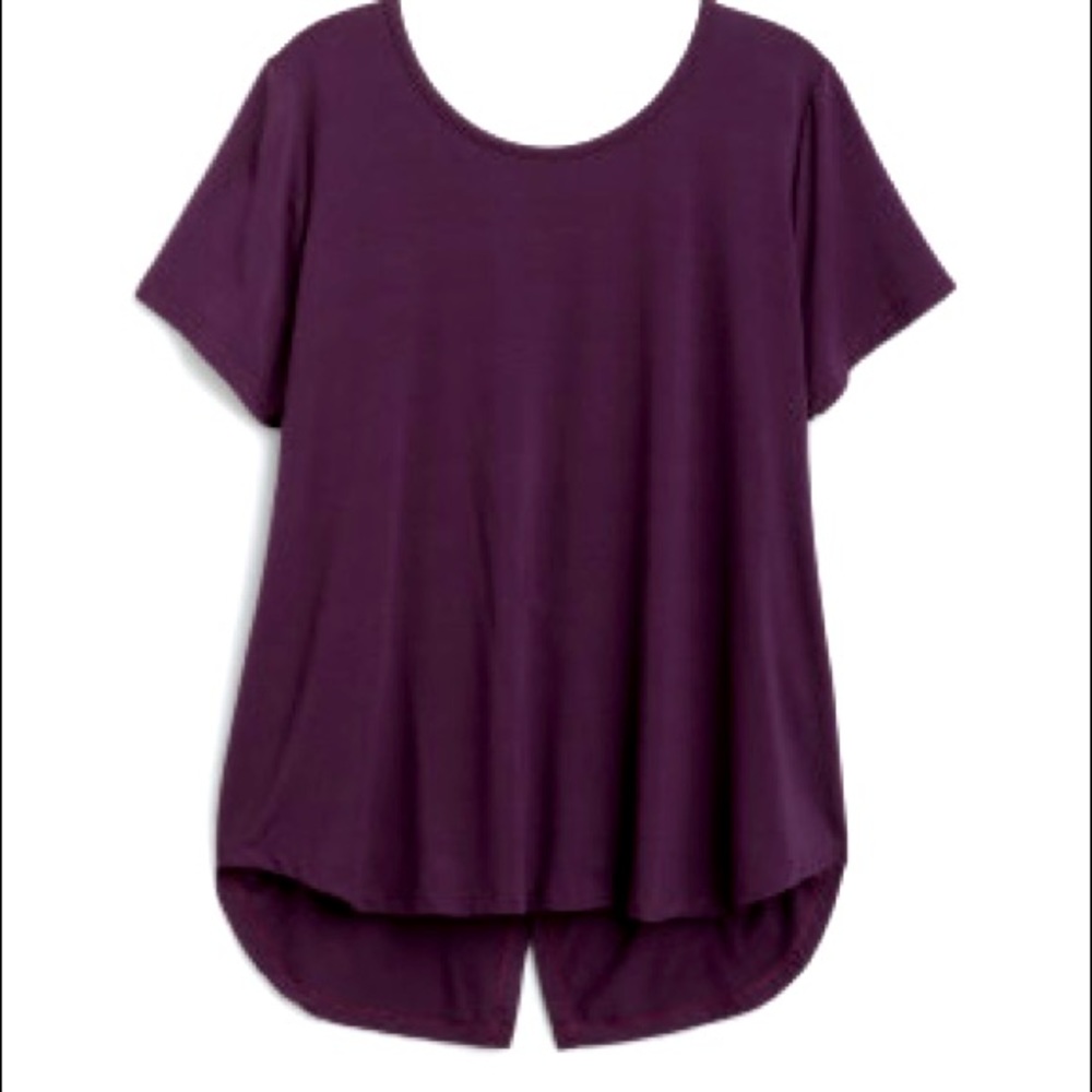 New! Airlea Crew Neck Split Back